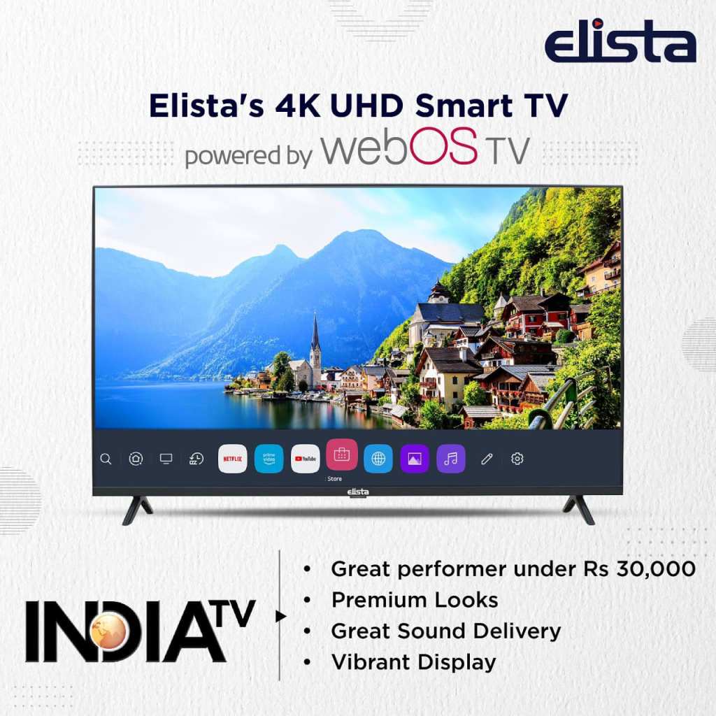 Elevate Your Entertainment with Elista 4K Ultra HD Smart TV: A Cinematic Experience at&nbsp;Home