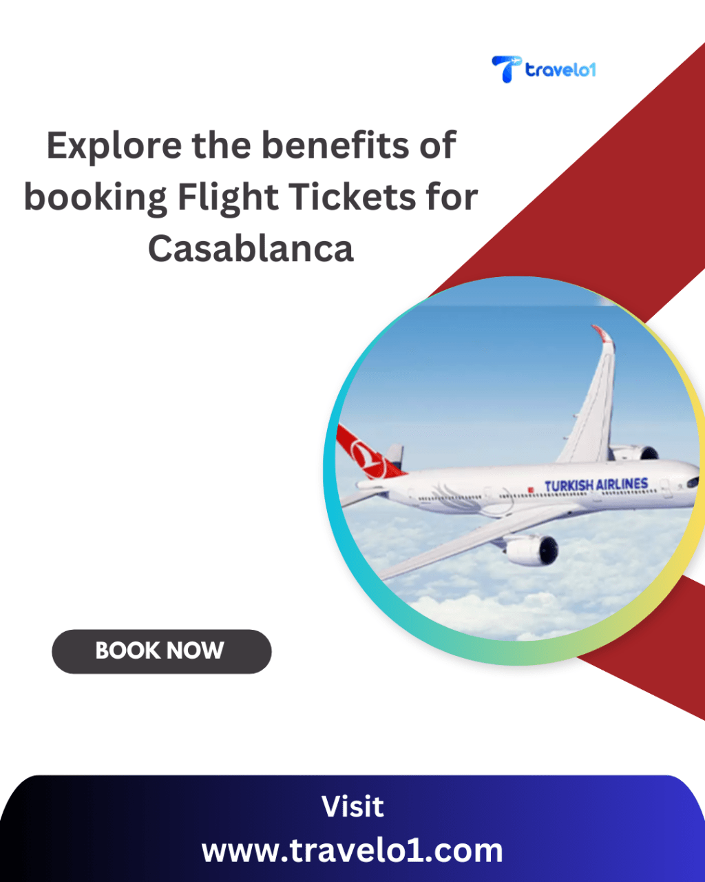 Explore the benefits of booking Flight Tickets for&nbsp;Casablanca