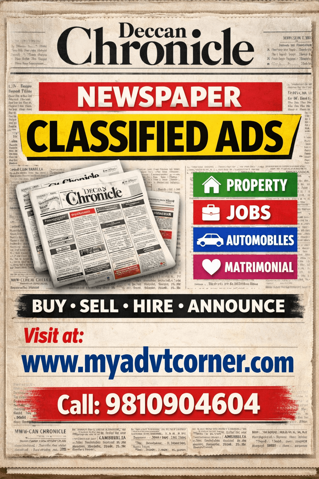 Deccan Herald Newspaper Ads